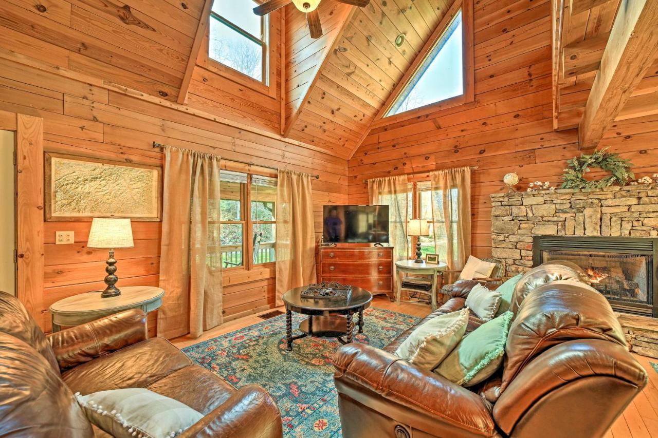 Creekside Bryson City Cabin With Private Hot Tub Zewnętrze zdjęcie