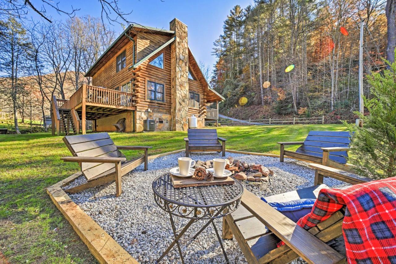 Creekside Bryson City Cabin With Private Hot Tub Zewnętrze zdjęcie