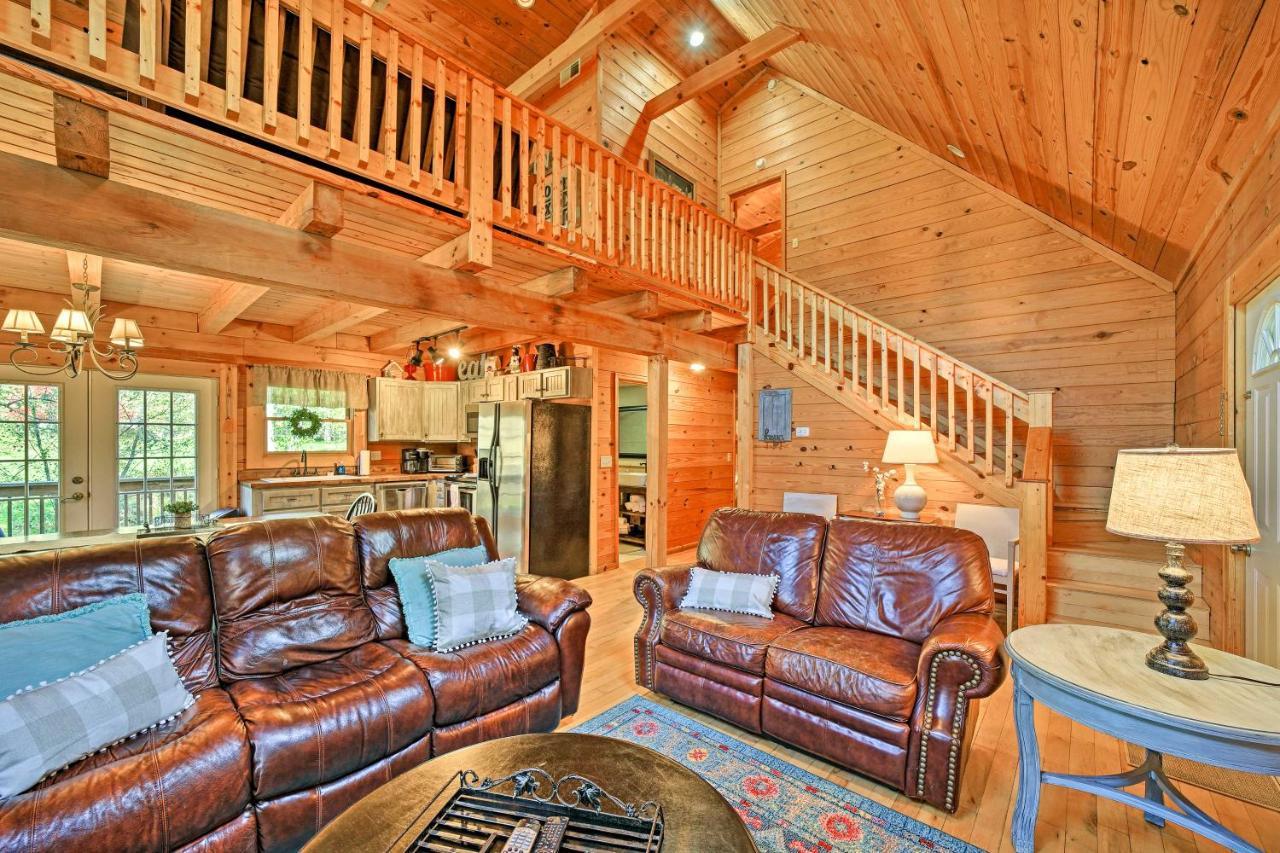 Creekside Bryson City Cabin With Private Hot Tub Zewnętrze zdjęcie