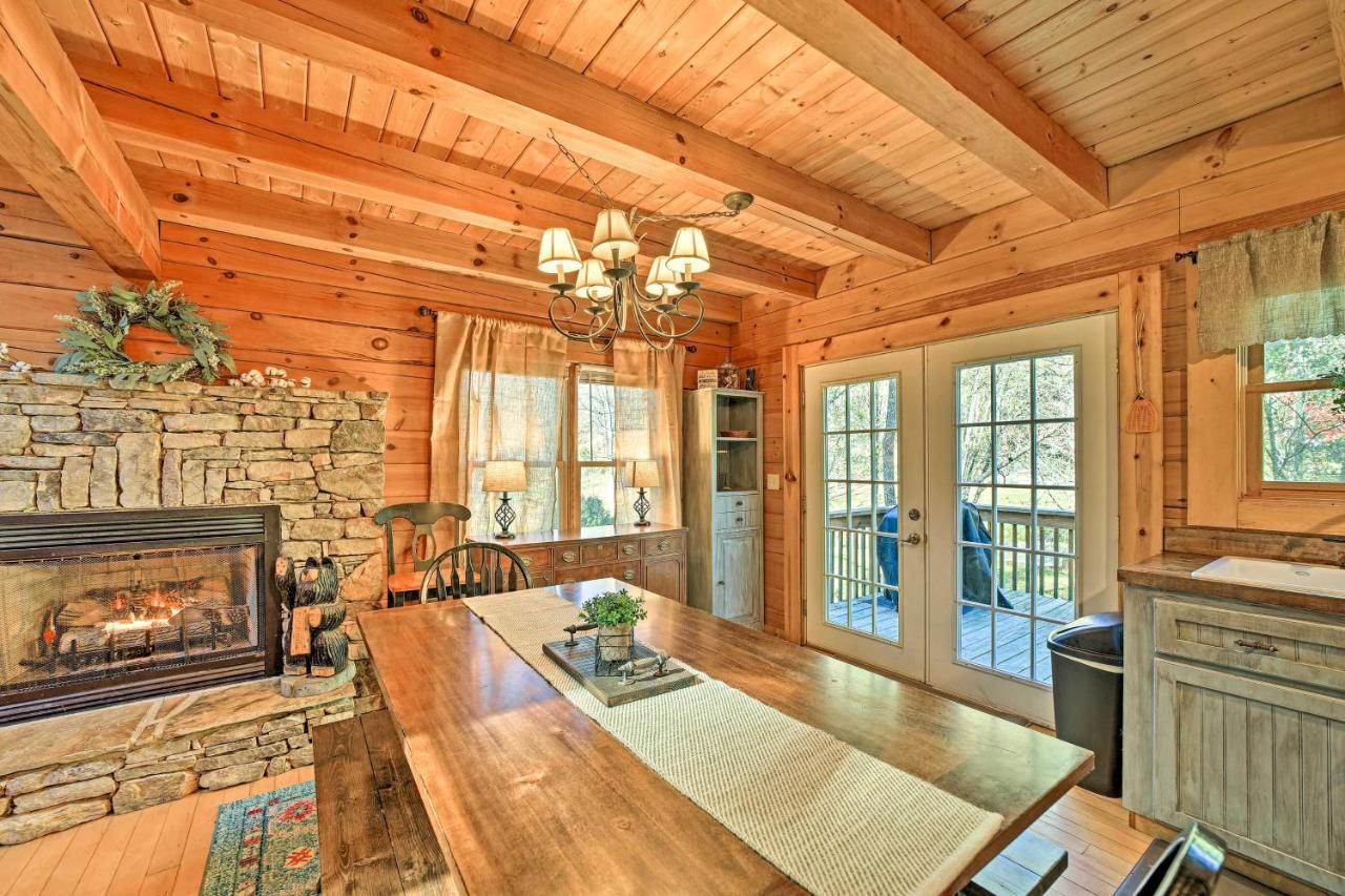 Creekside Bryson City Cabin With Private Hot Tub Zewnętrze zdjęcie
