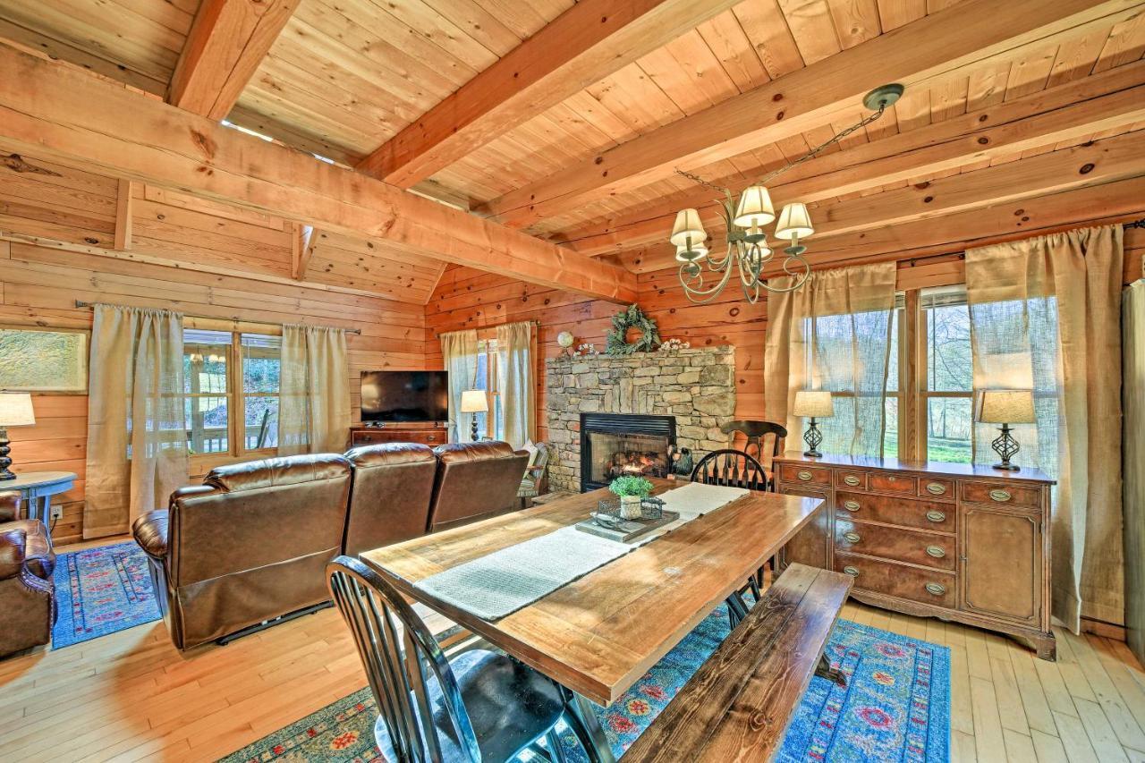 Creekside Bryson City Cabin With Private Hot Tub Zewnętrze zdjęcie
