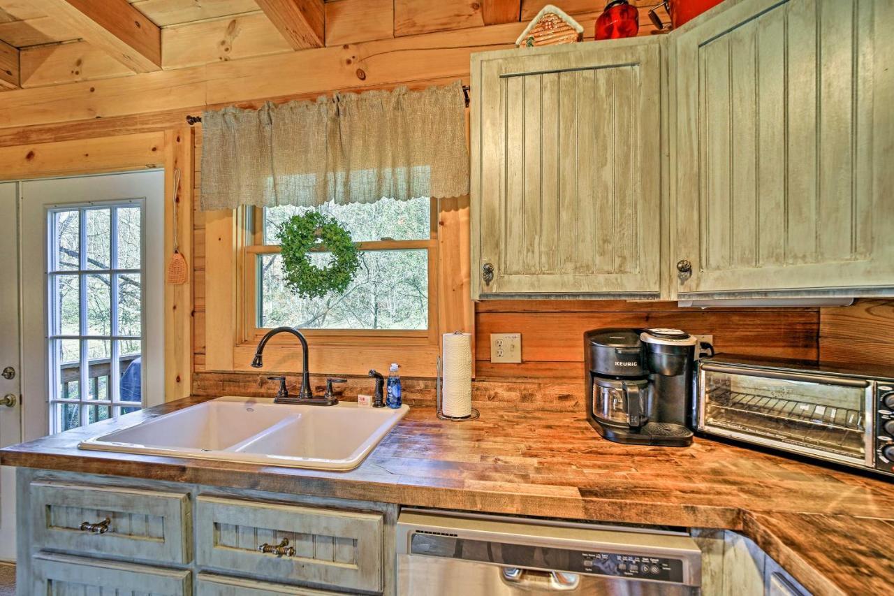 Creekside Bryson City Cabin With Private Hot Tub Zewnętrze zdjęcie