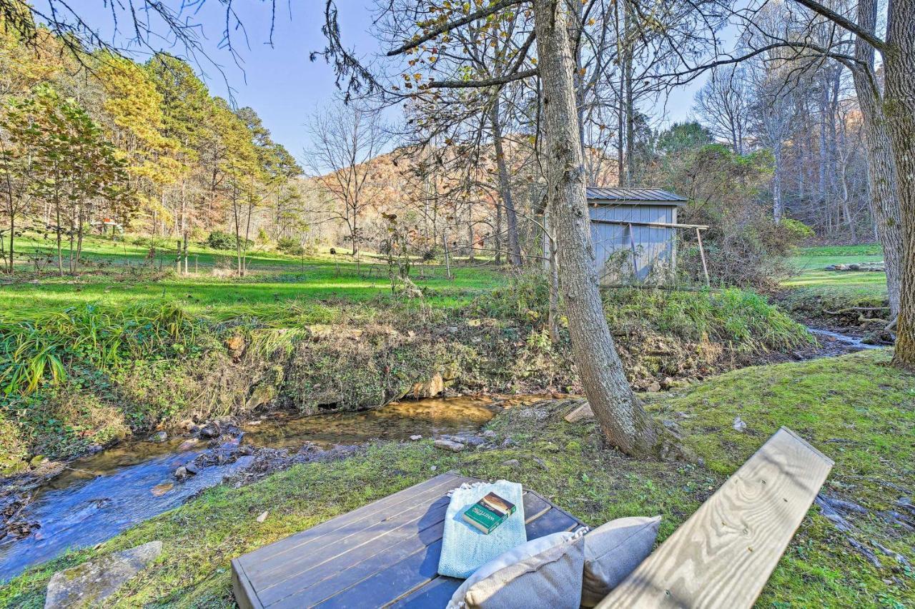 Creekside Bryson City Cabin With Private Hot Tub Zewnętrze zdjęcie