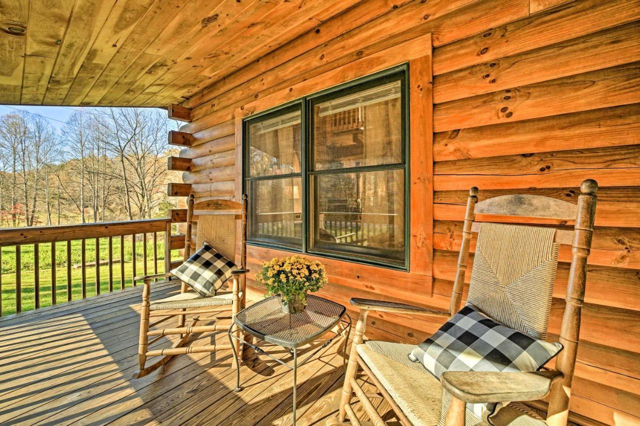 Creekside Bryson City Cabin With Private Hot Tub Zewnętrze zdjęcie