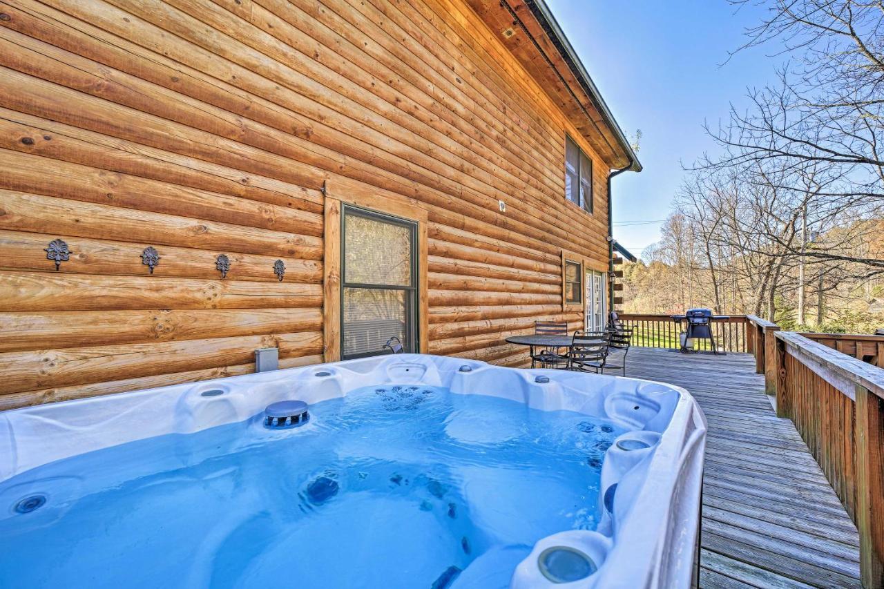 Willa Creekside Bryson City Cabin With Private Hot Tub Zewnętrze zdjęcie