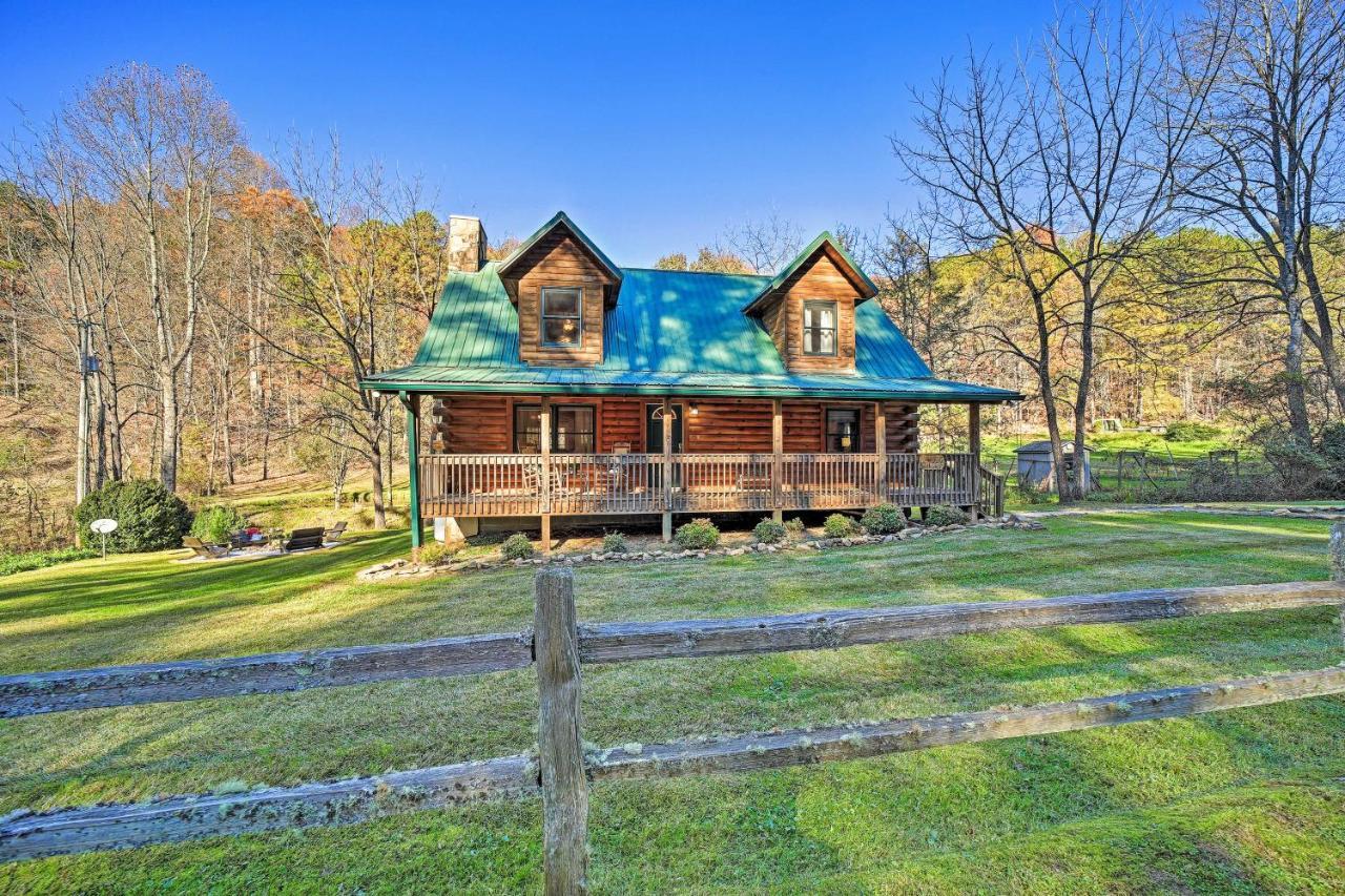 Willa Creekside Bryson City Cabin With Private Hot Tub Zewnętrze zdjęcie